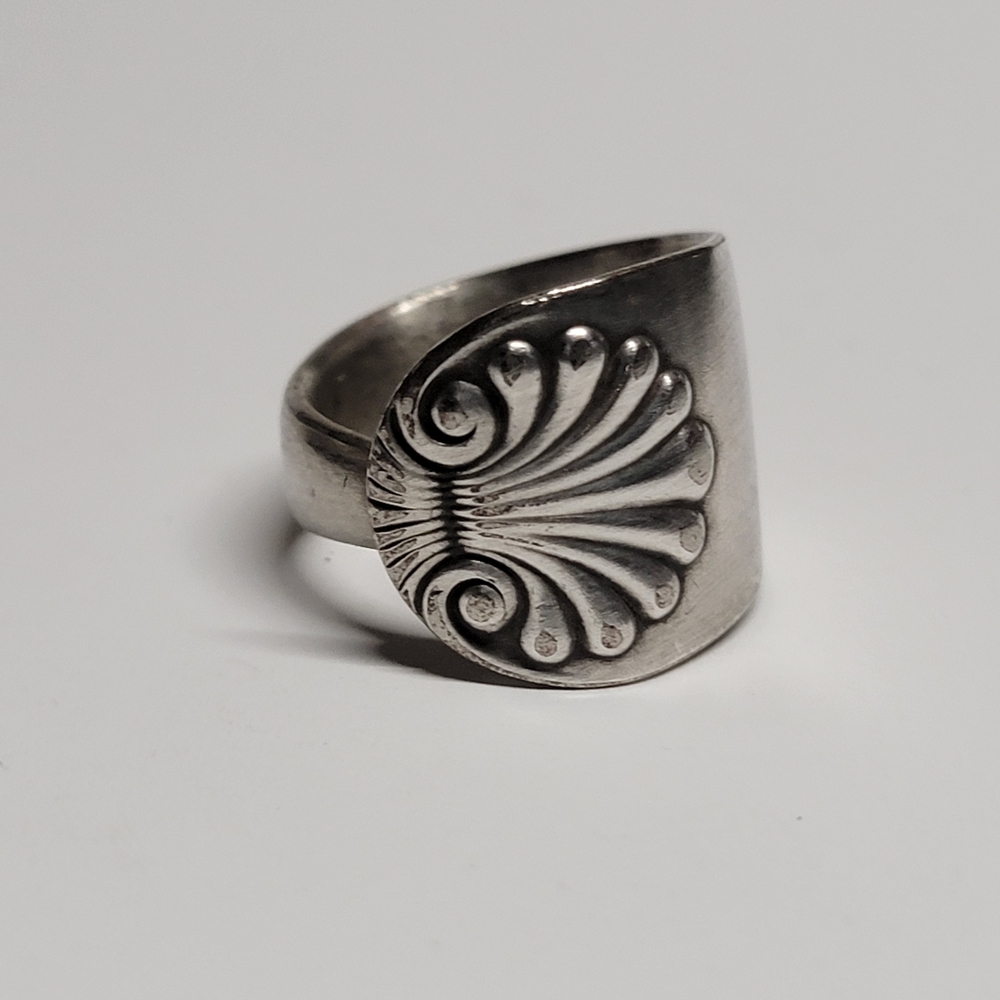 Handmade Silver Ring From Vintage Silver Spoon.